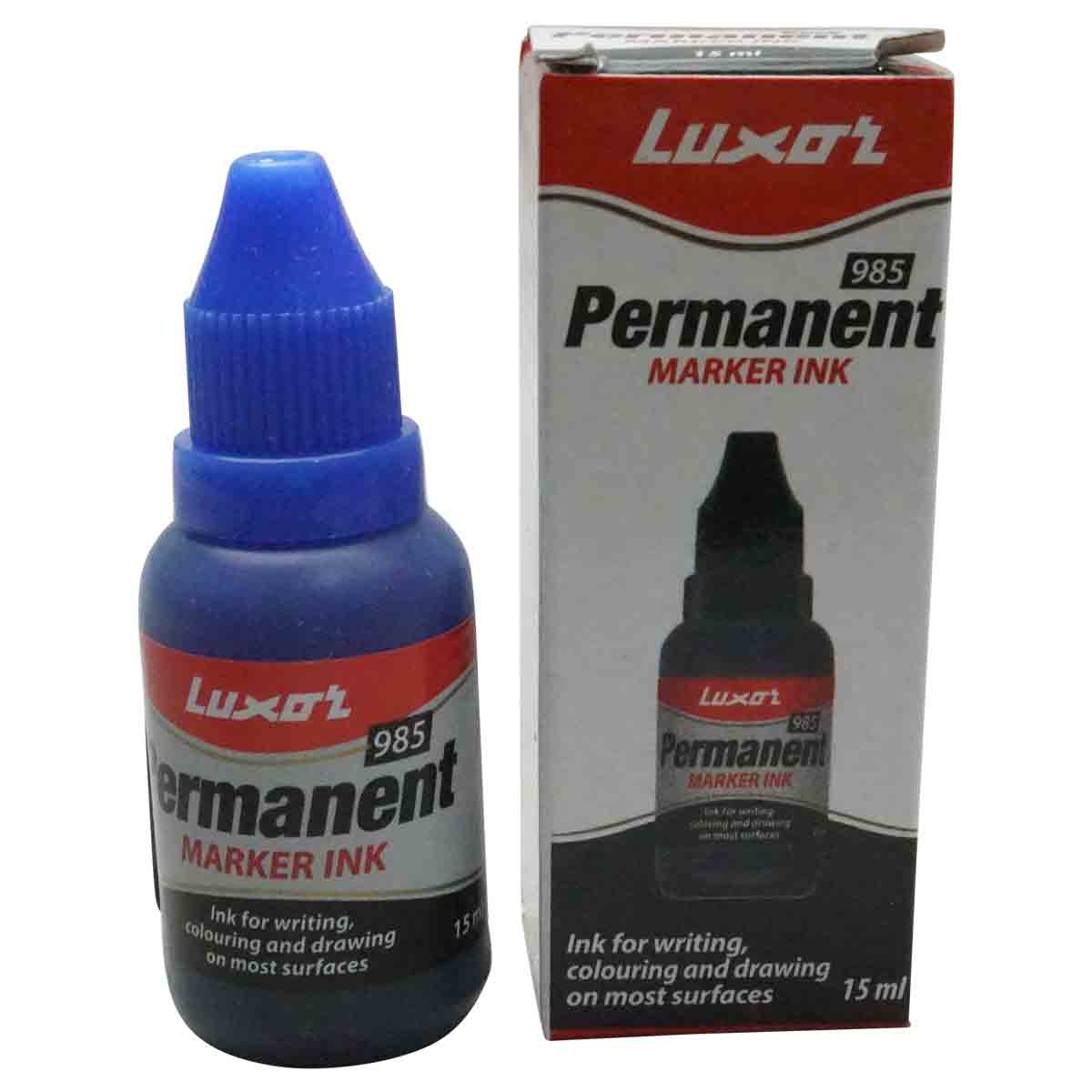 Luxor Model: 70081 Permenant Marker Ink - 15 ml - Blue