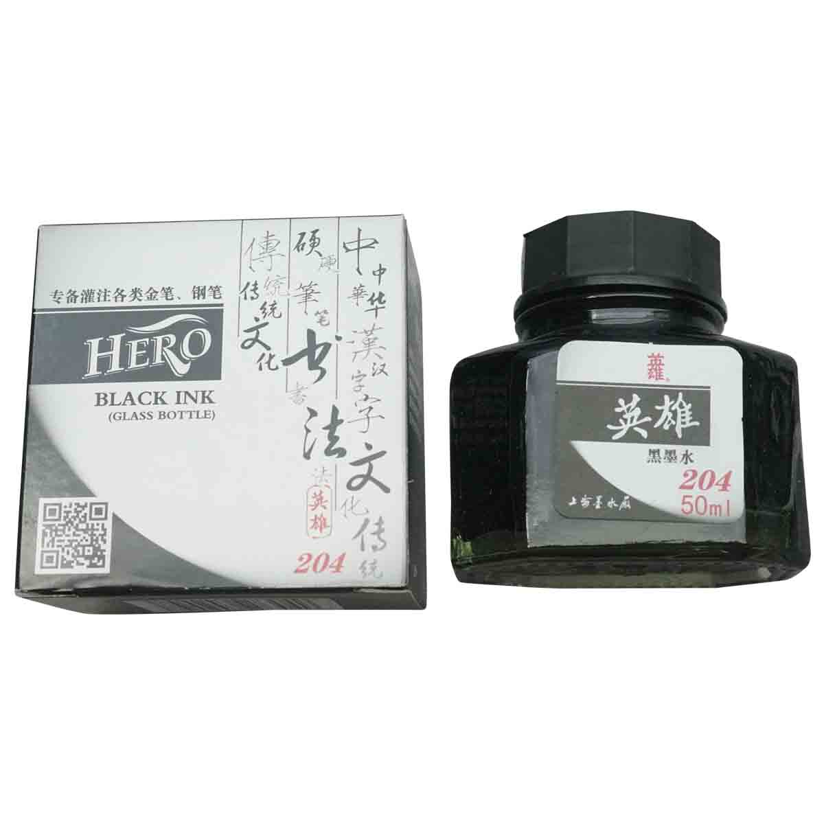 Hero Black Color Ink Bottle 50 ml SKU 70086
