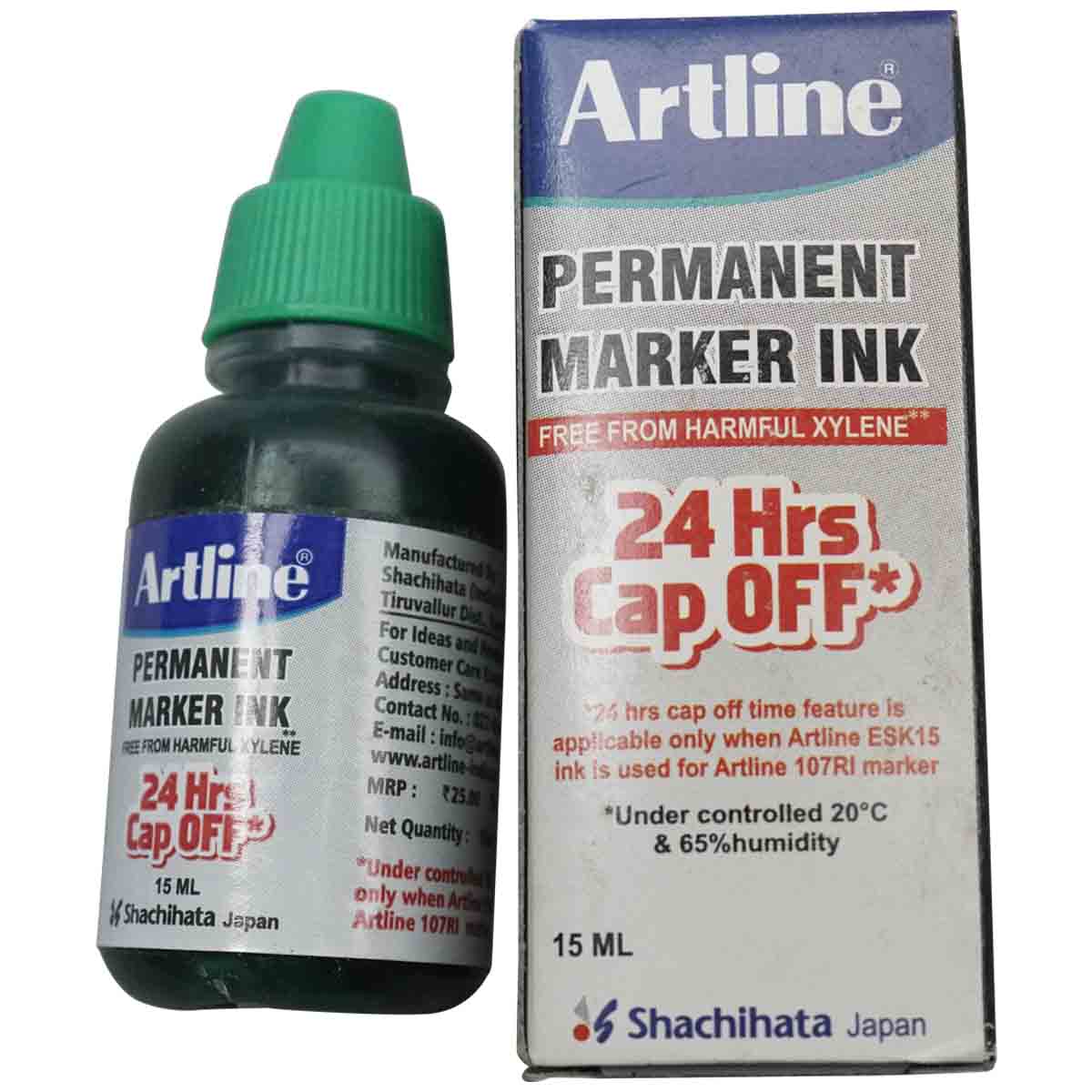Artline Permenant Marker Ink - Green SKU 70577
