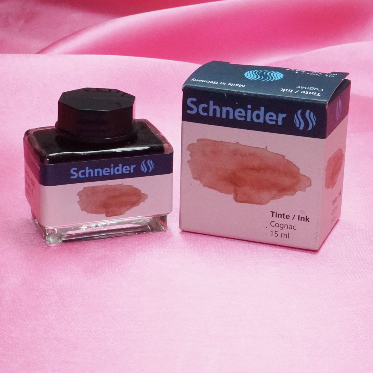 Schneider 6937 15ml Pastell Tinte Cognac Light Brown Color Ink Bottle SKU 70745