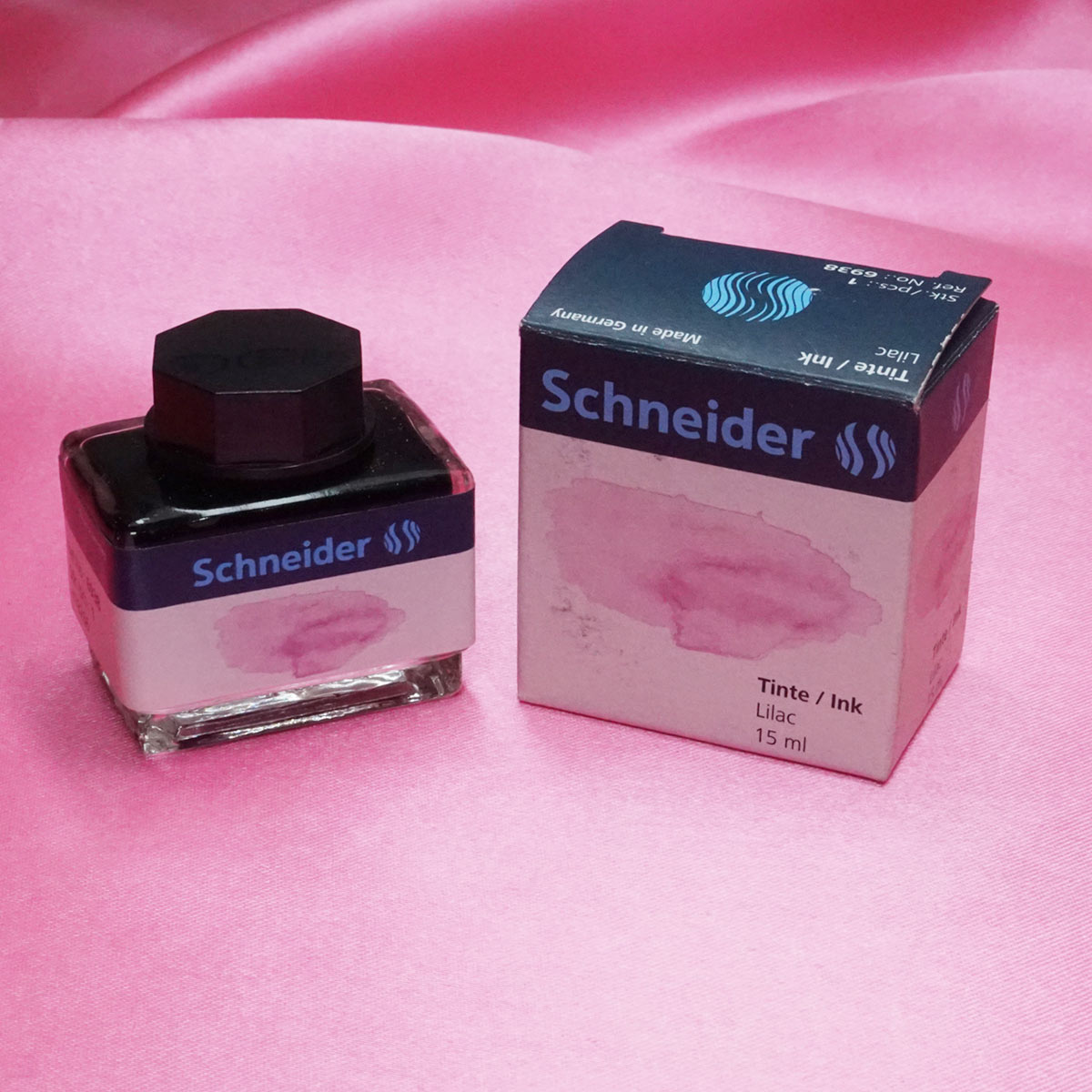 Schneider 6938 15ml Pastell Tinte Lilac  Light Violet Color Ink Bottle SKU 70746