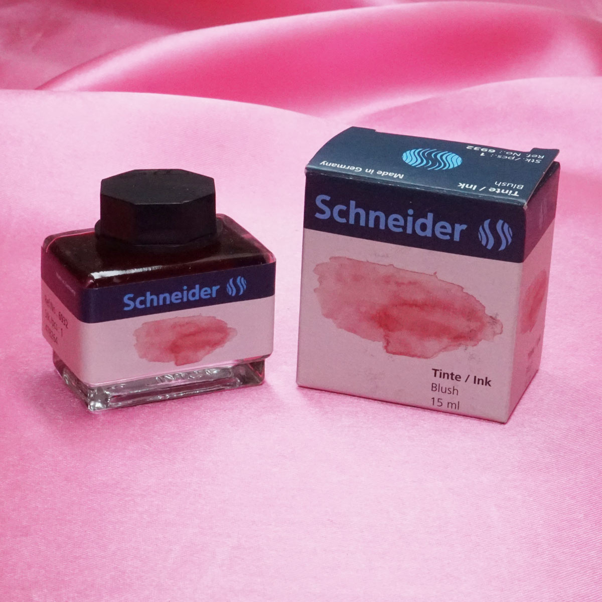 Schneider 6932 15ml Pastell Tinte Blush Light Red Color Ink Bottle SKU 70747
