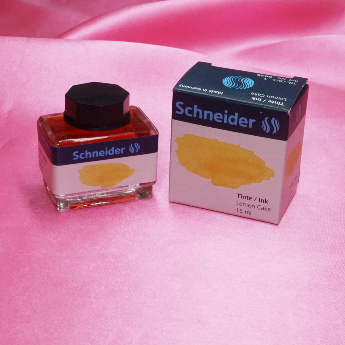Schneider 6935 15ml Tinte Lemon Cake Color Ink Bottle SKU 70749