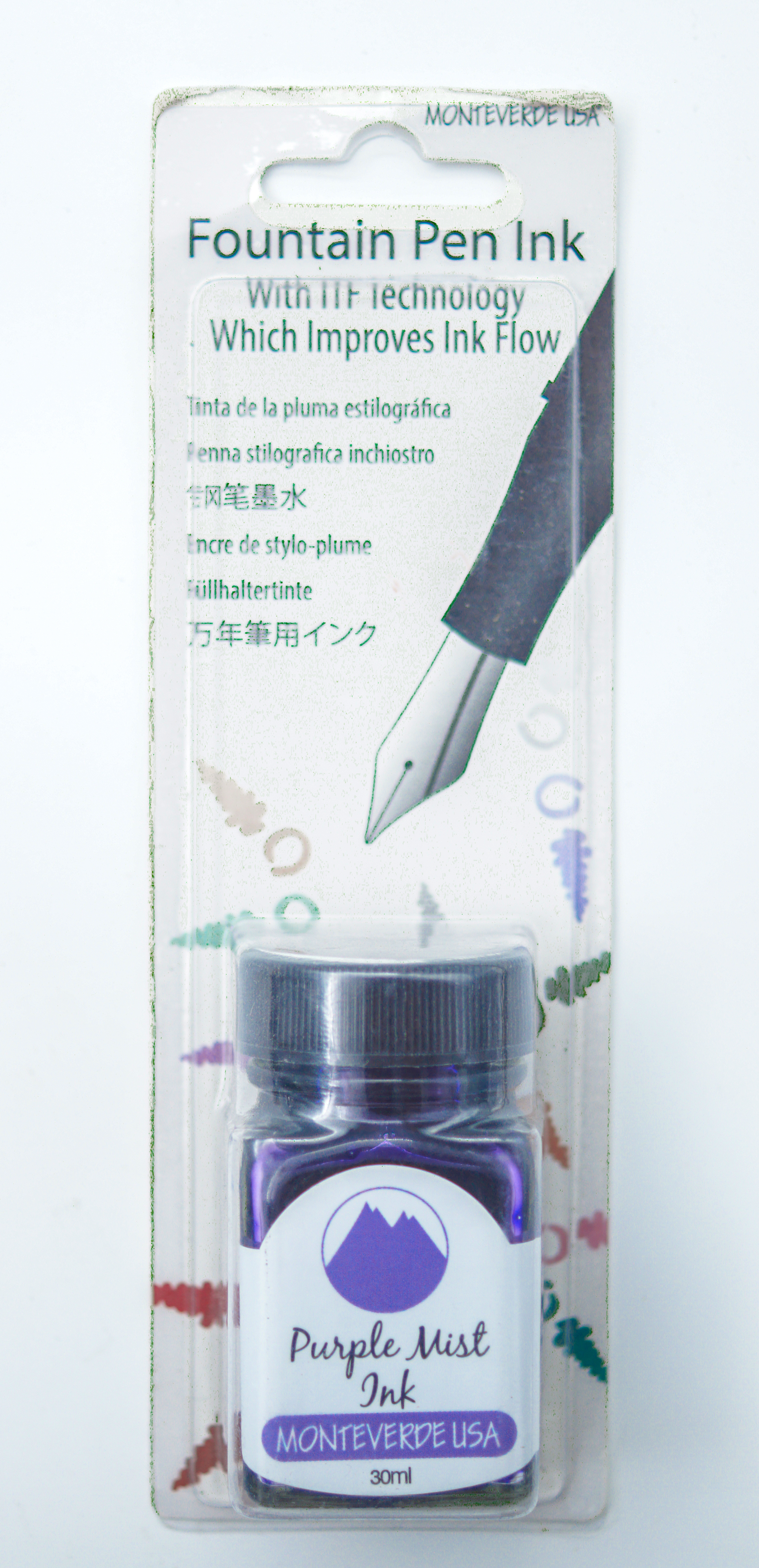 MONTEVERDE USA G300PM Purple Mist 30ml Fountain Pen Ink  SKU 70830