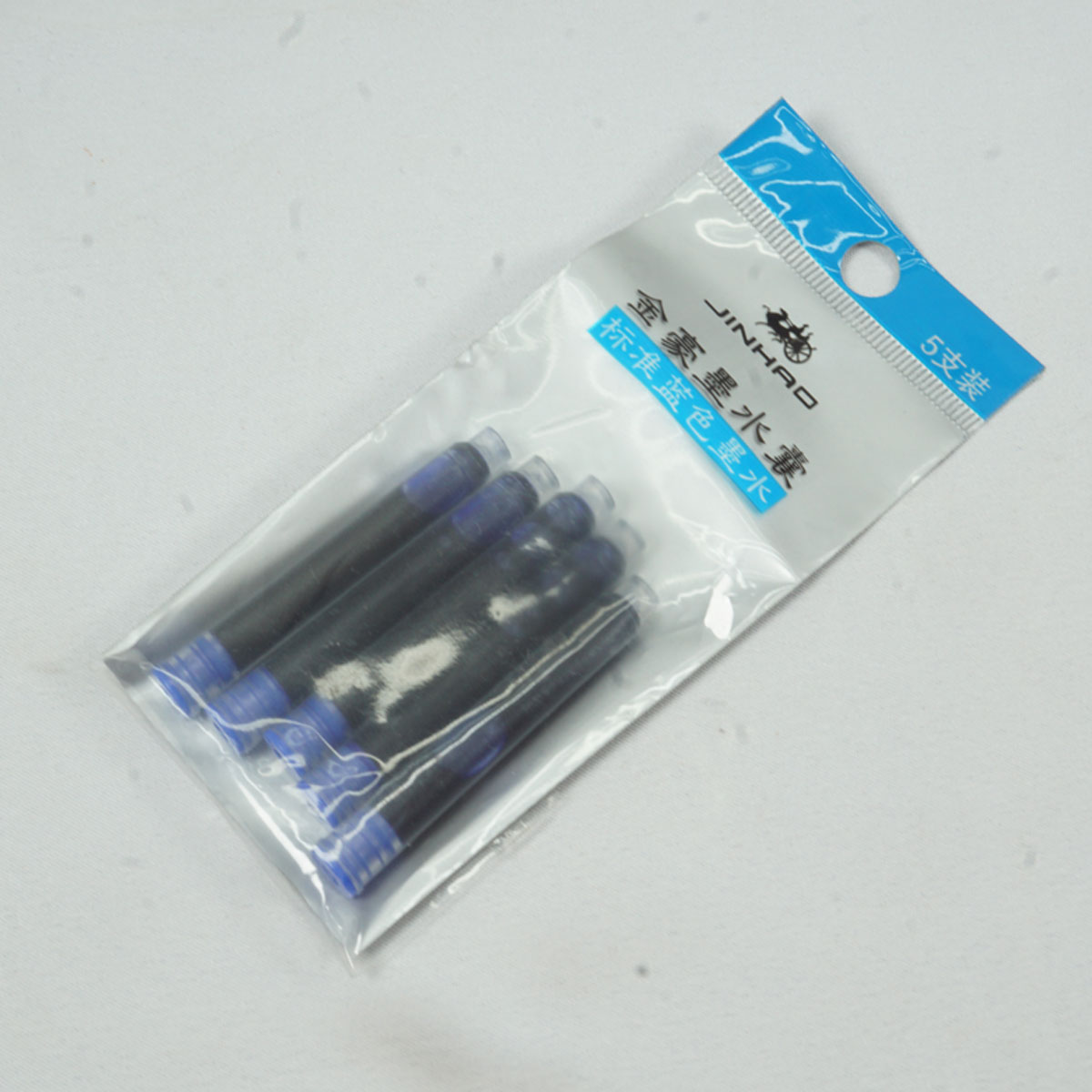 Jinhao Blue Ink Cartridge Pack Of 5 Piece SKU 70986