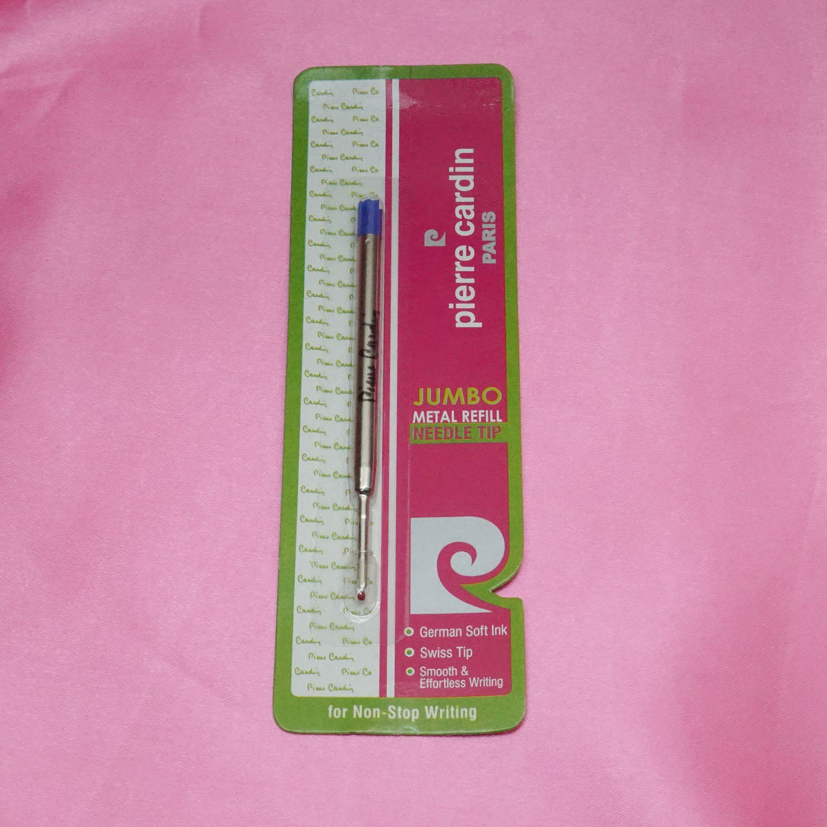 Pierre Cardin Jumbo Metal Tip Blue Writing Refill SKU 71093