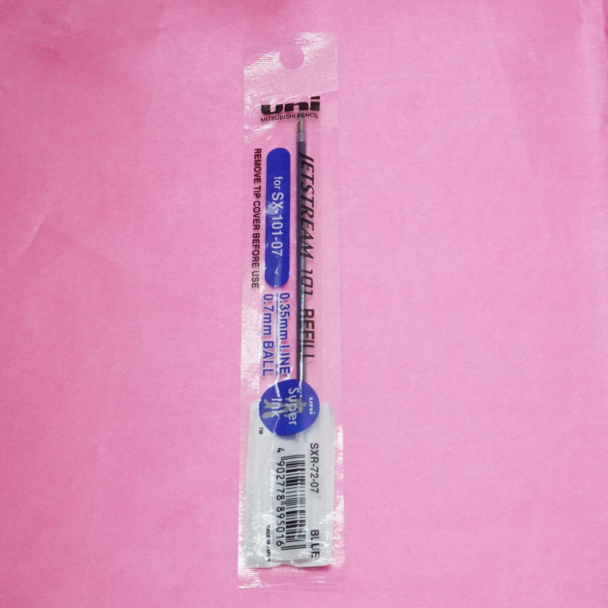 Unibal Jetstream For SX 101 SXR 72 07 0.7 Tip Blue Writing Ball Pen Refill SKU 71098