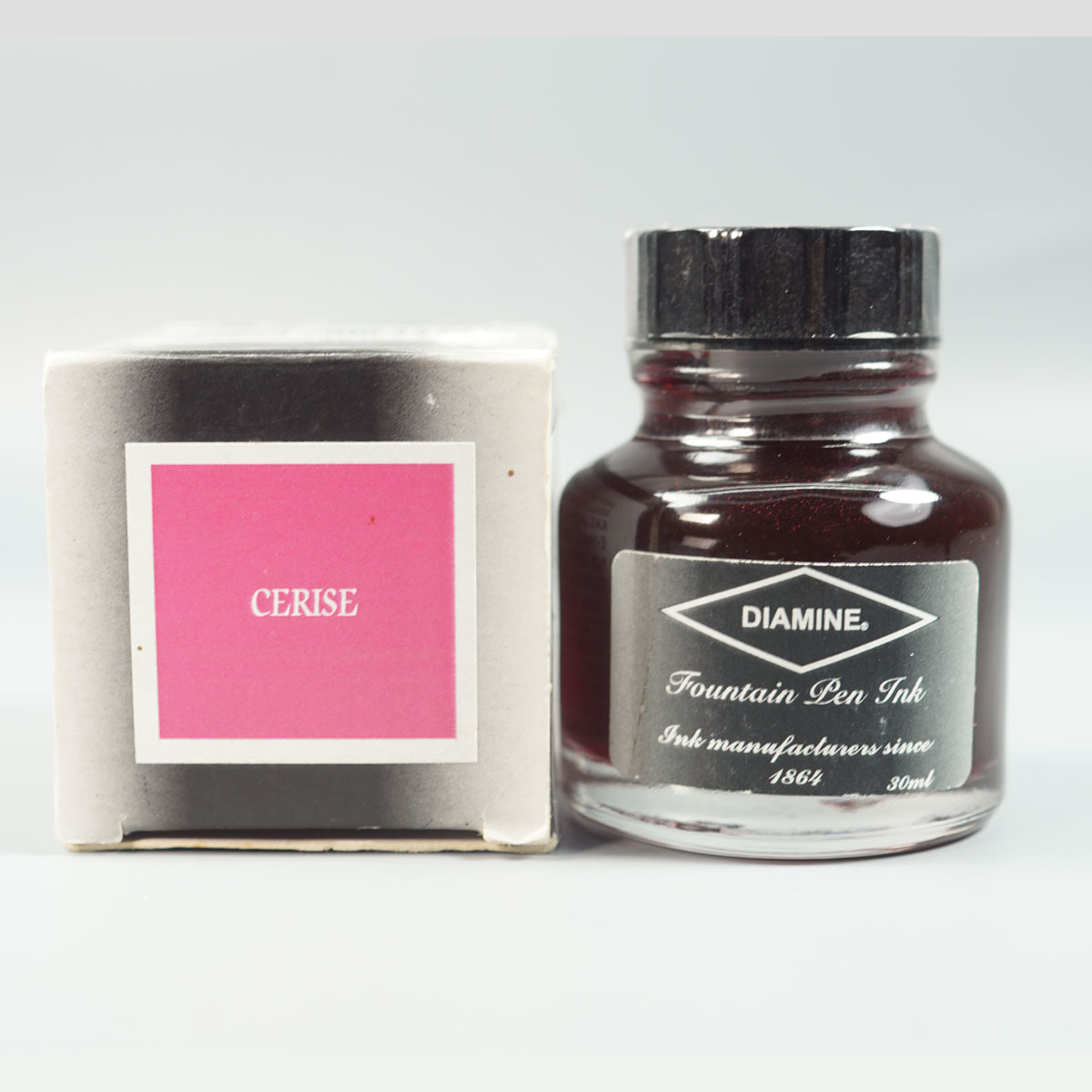 DIAMINE 829204 Cerise Color Fountain Pen 30 ML Ink Bottle  SKU 71158