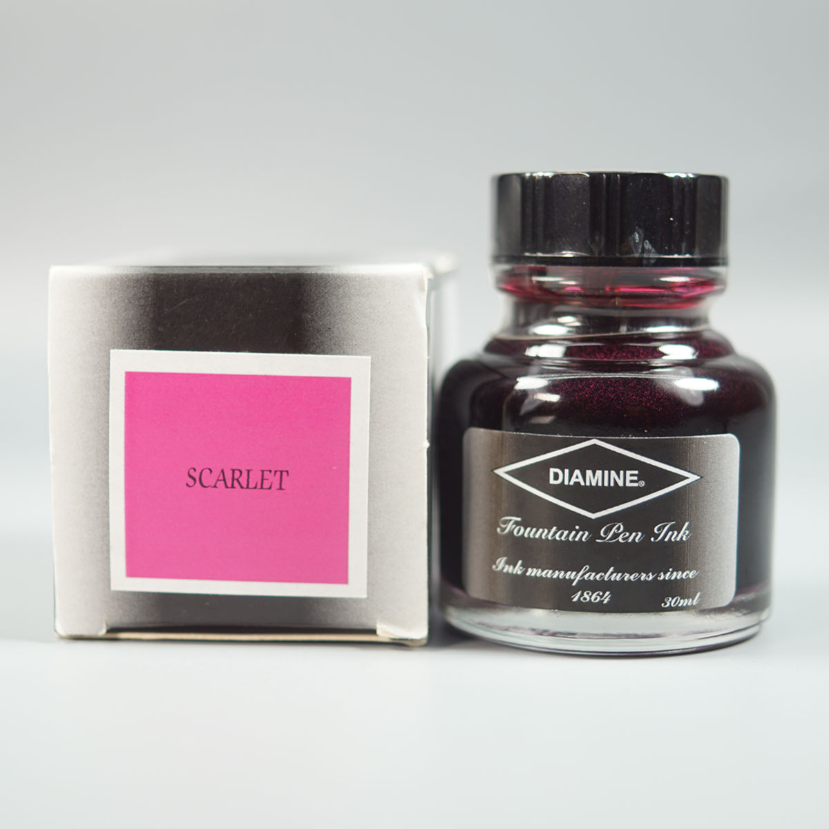DIAMINE 829266 Scarlet Color Fountain Pen 30 ML Ink Bottle  SKU 71160