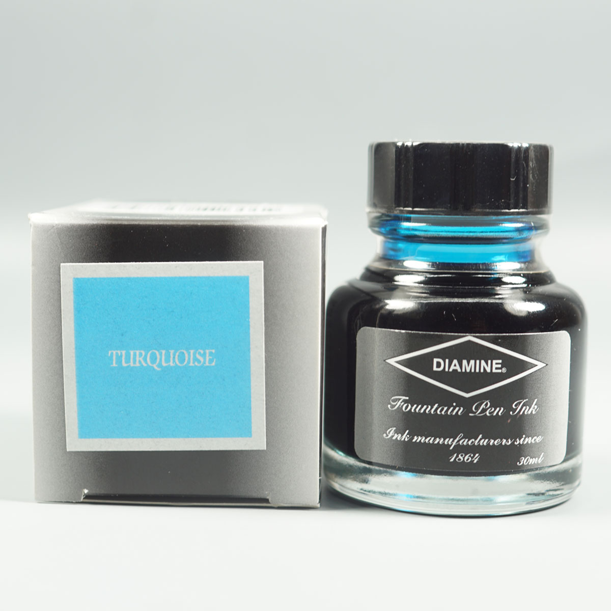 DIAMINE 828795 Turquoise Color Fountain Pen 30 ML Ink Bottle  SKU 71177