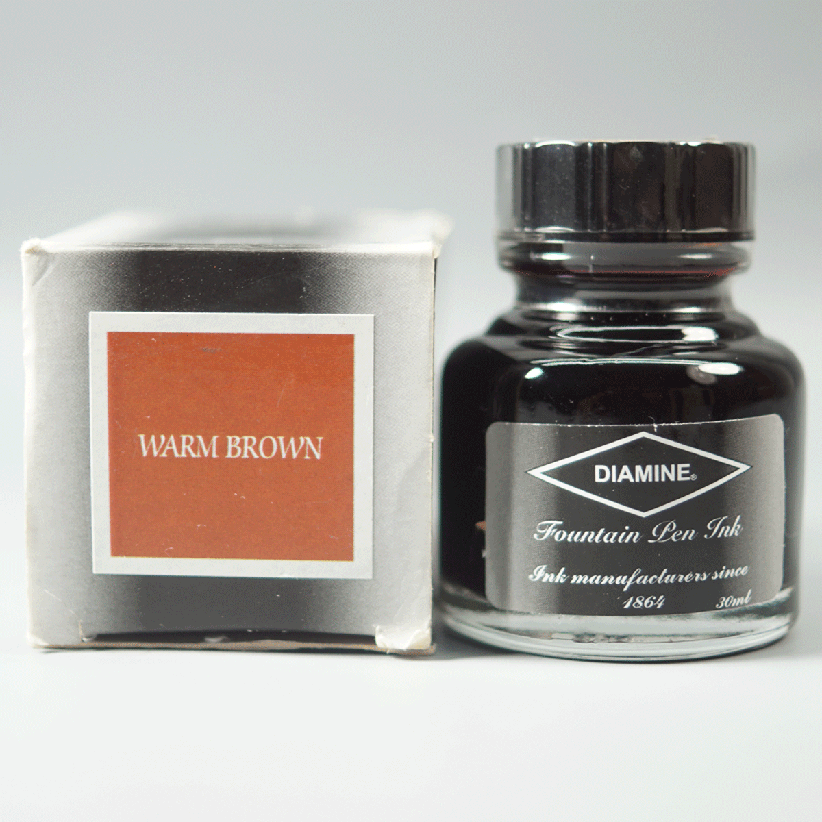 DIAMINE 829198 Warm Brown Color Fountain Pen 30 ML Ink Bottle  SKU 71178