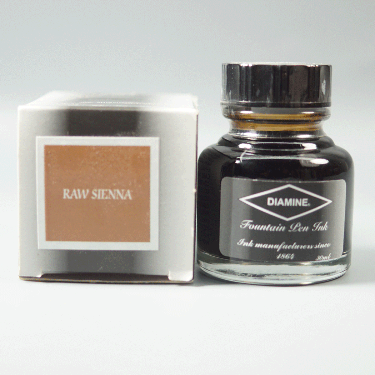 DIAMINE 829433 Raw Sienna Color Fountain Pen 30 ML Ink Bottle  SKU 71182