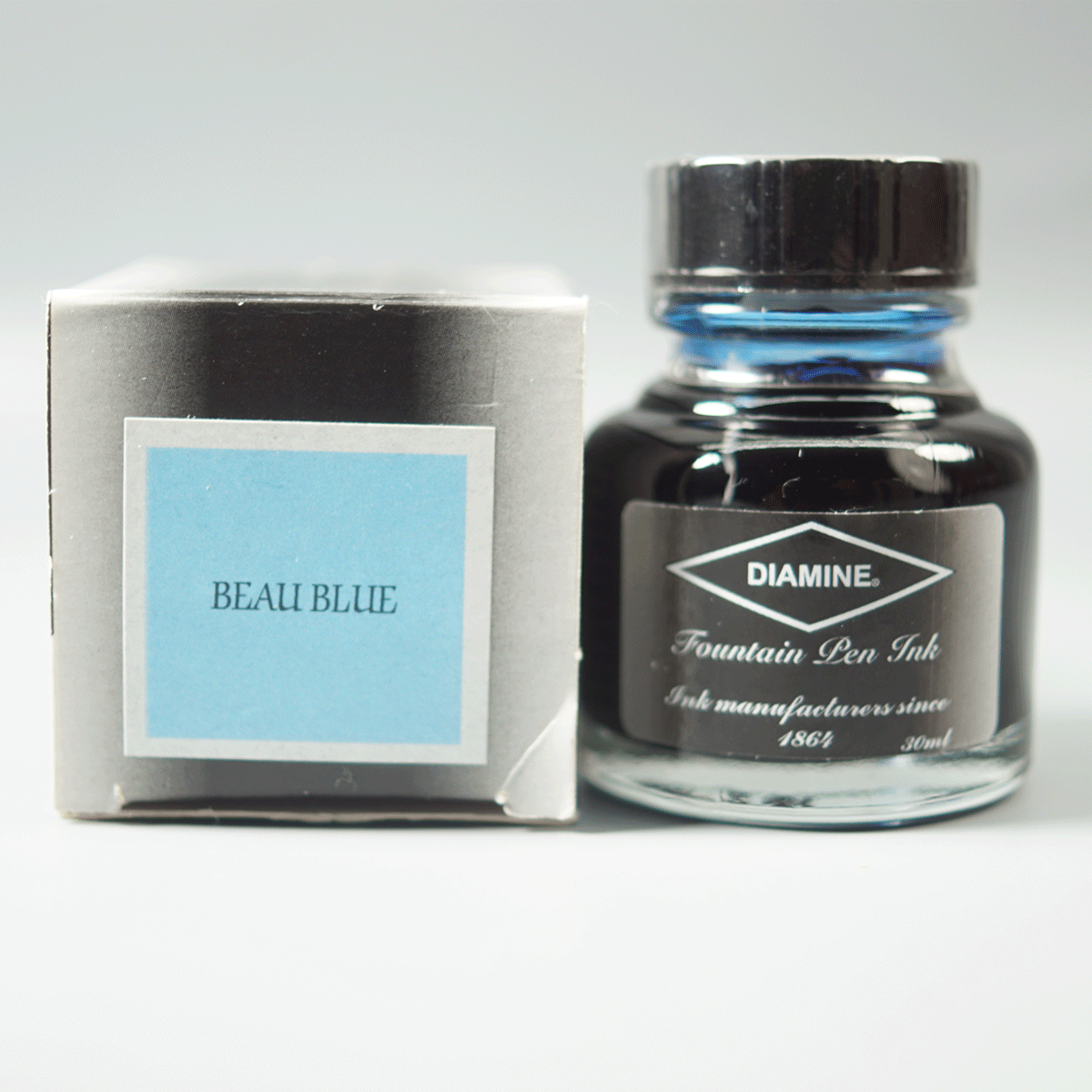 DIAMINE 829495 Beau Blue Color Fountain Pen 30 ML Ink Bottle  SKU 71183