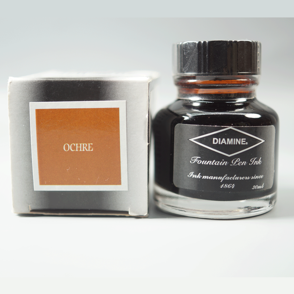 DIAMINE 829136 Ochre Color Fountain Pen 30 ML Ink Bottle  SKU 71187