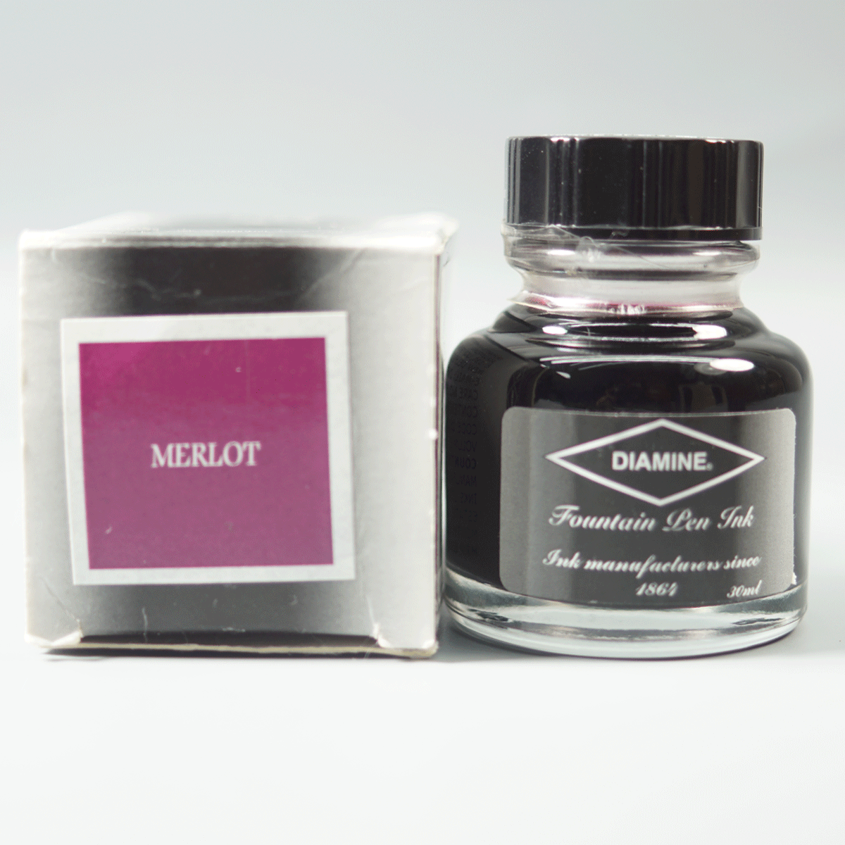 DIAMINE 829099 Merlot Color Fountain Pen 30 ML Ink Bottle  SKU 71188