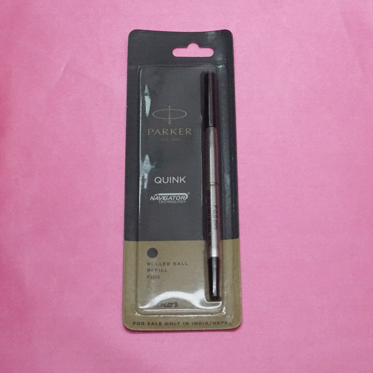 Parker Navigator 0.5 Tip Black Writing Roller Ball Refill SKU 71634