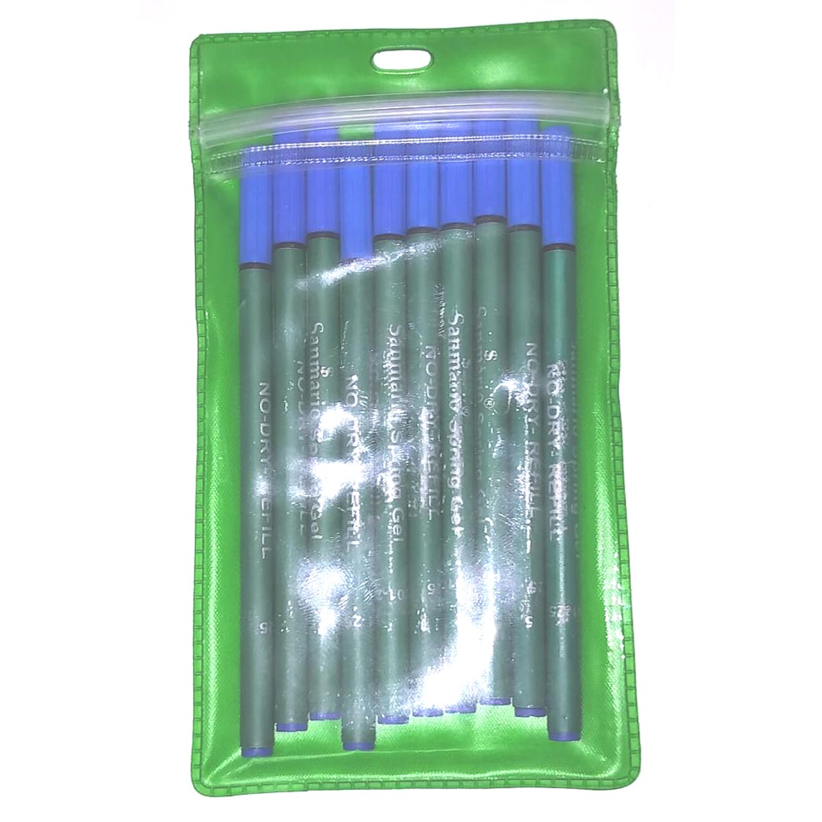 Sanmario GREEN WRITING No-Dry  ROLLER BALL REFILL SKU 71692