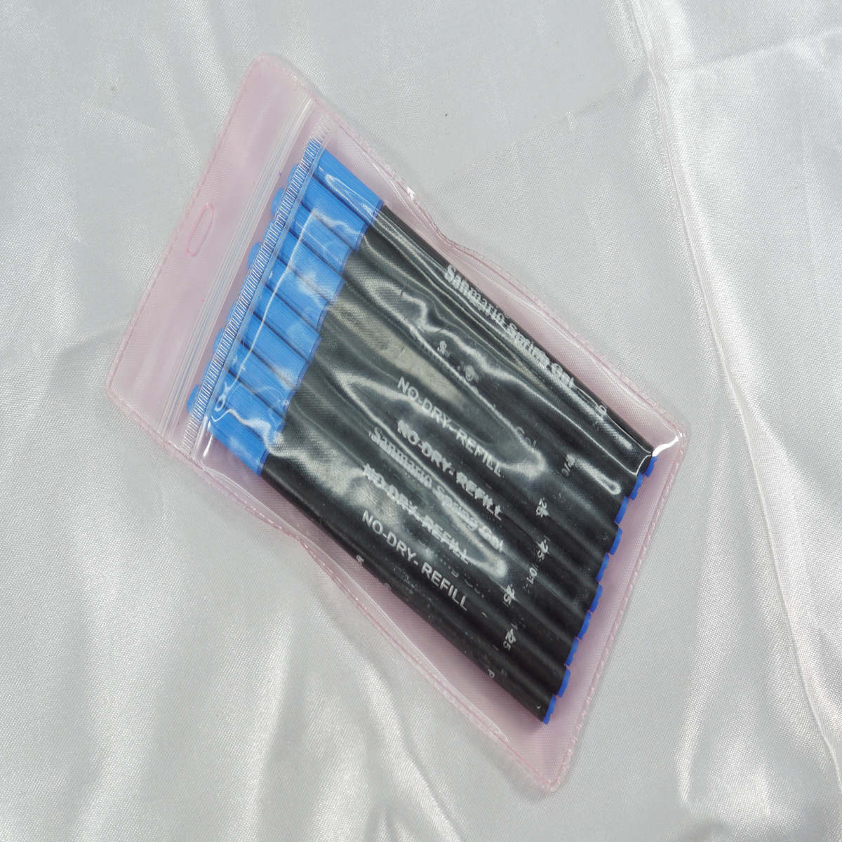 Sanmario Blue Writing No-Dry Roller Ball Refill SKU 71705