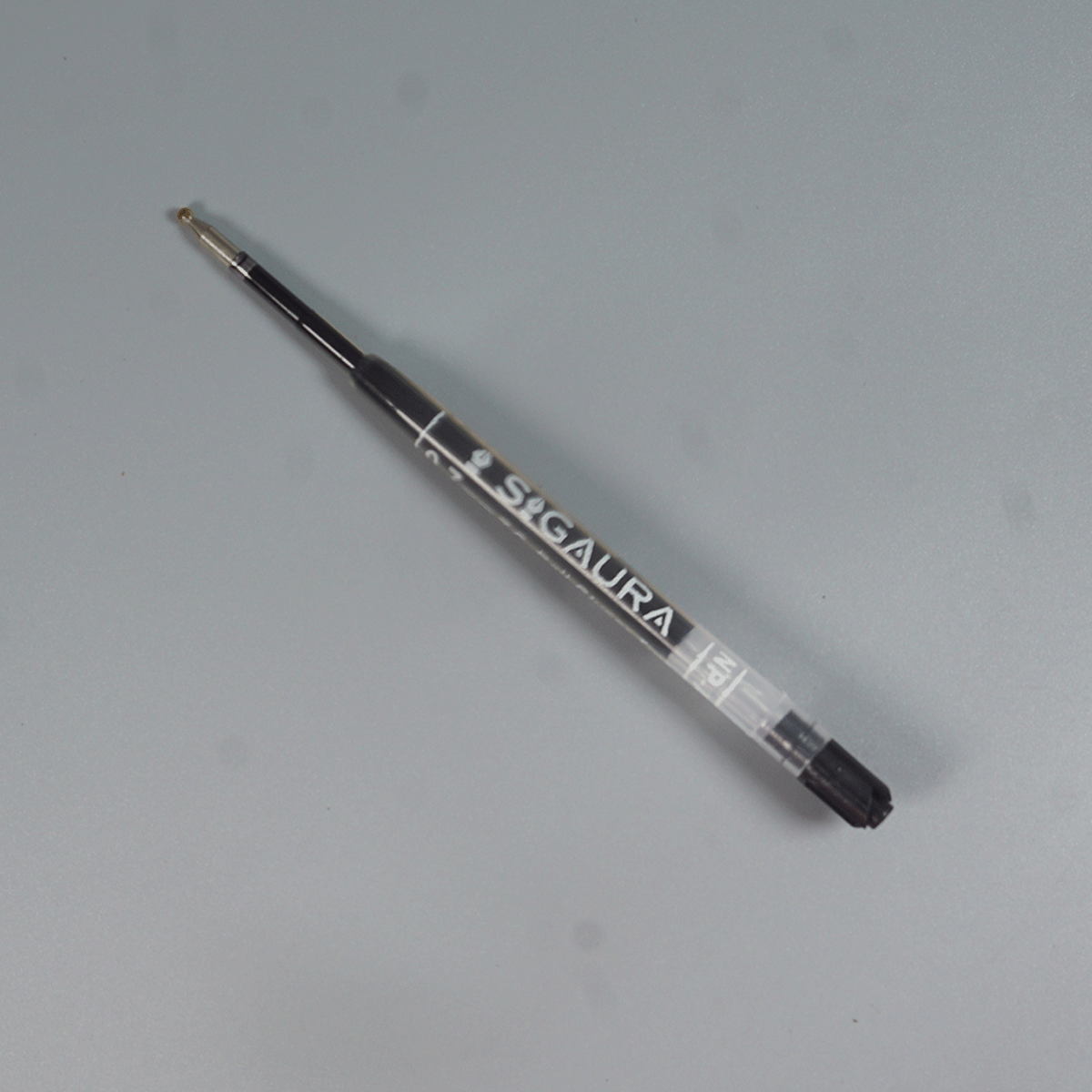 Sigaura Transparent Body  0.7mm Black Writing Jotter Ball Pen Refill Model 11761