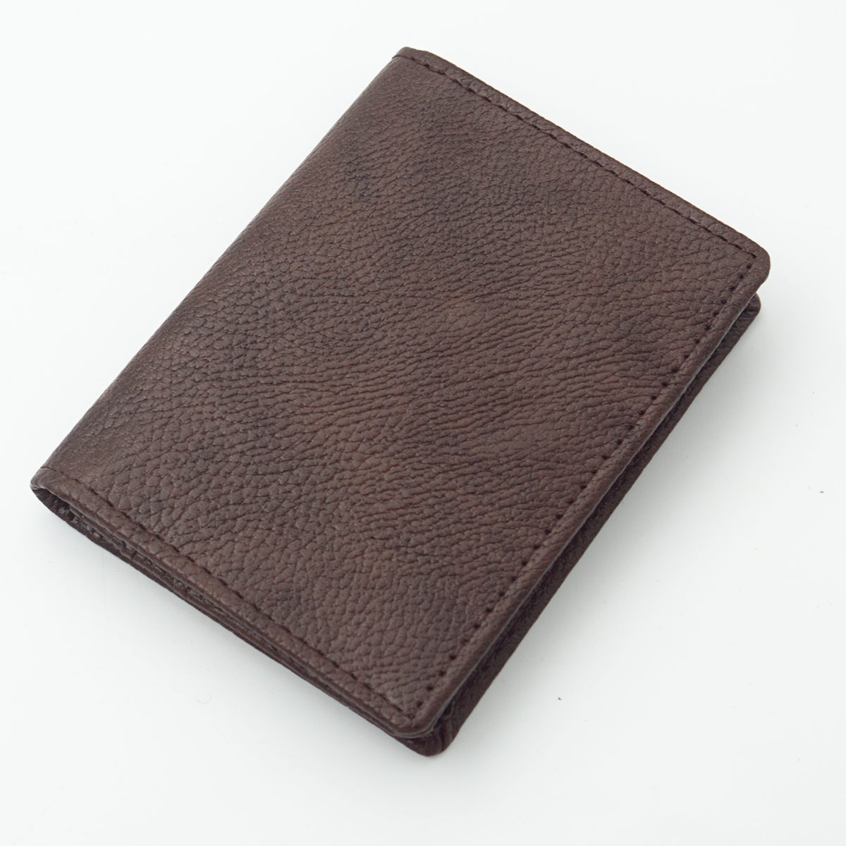 penhouse.in Dark Brown Color Leather With Open Type Card Holder SKU 87205