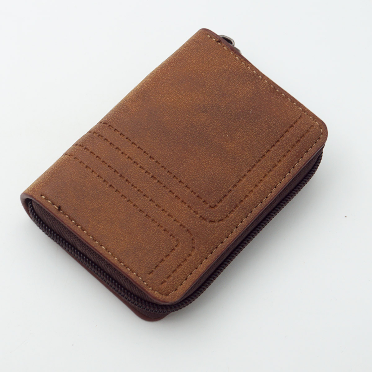 penhouse.in Light Coffee Color  Zip Type Card Holder SKU 87225