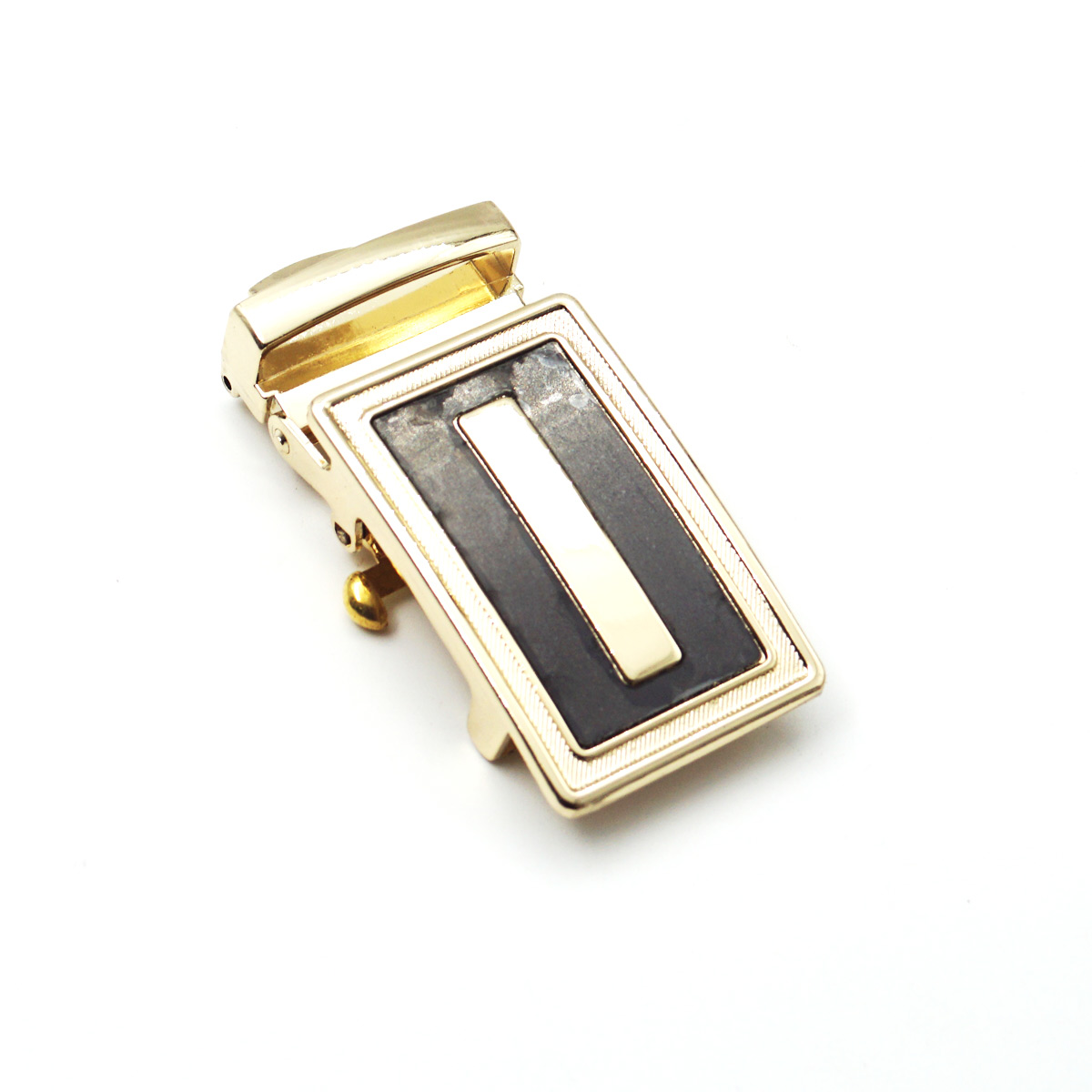 penhouse.in Gold With Black Color Belt Buckle For Men SKU 87286