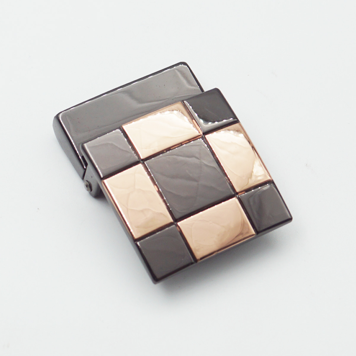 penhouse.in Copper With Black Color Belt Buckle For Men SKU 87289