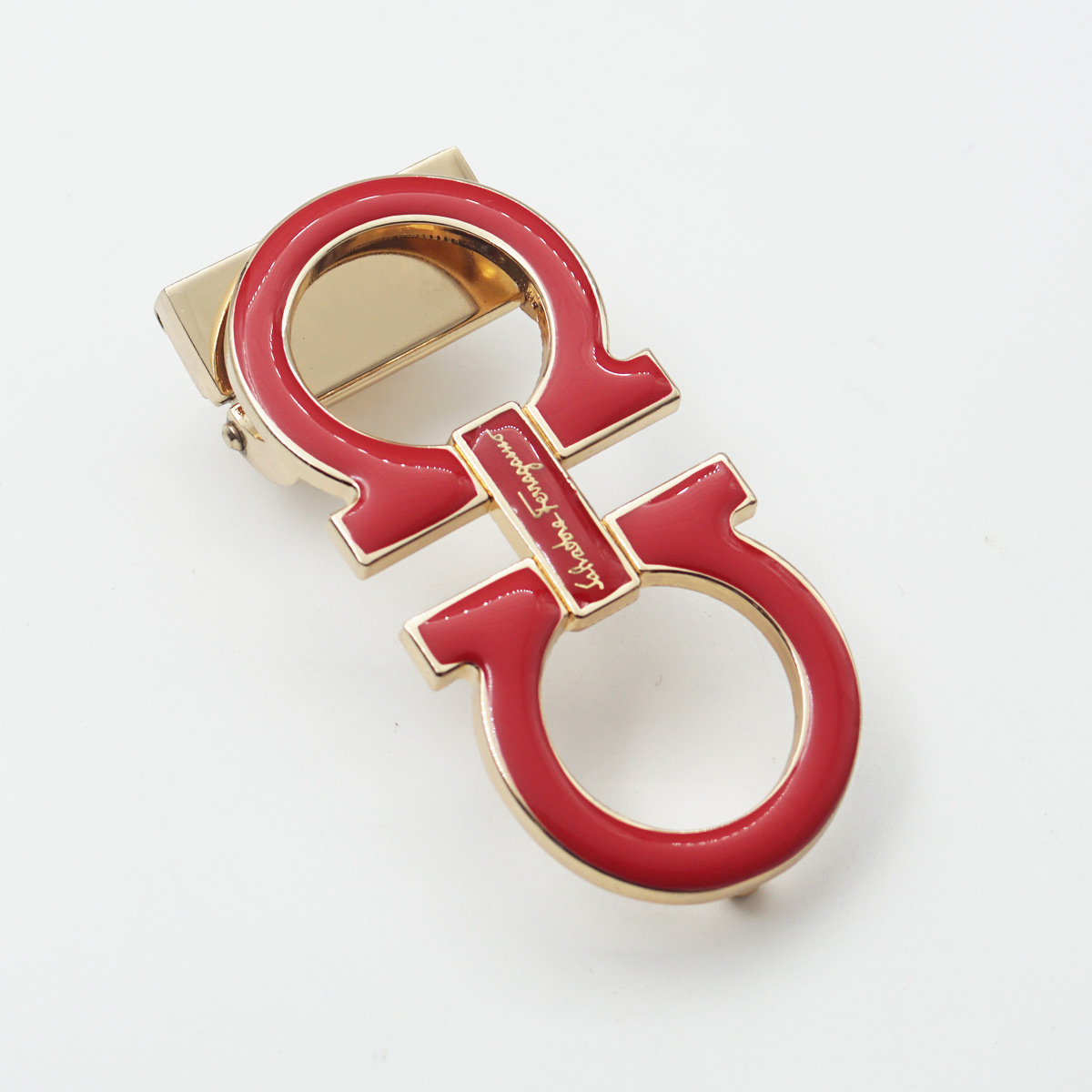 Ferragamo Red Belt Buckle For Men SKU 87292