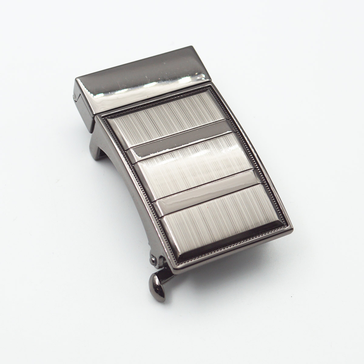 penhouse.in Gunmetal Finish Belt Buckle For Men SKU 87297