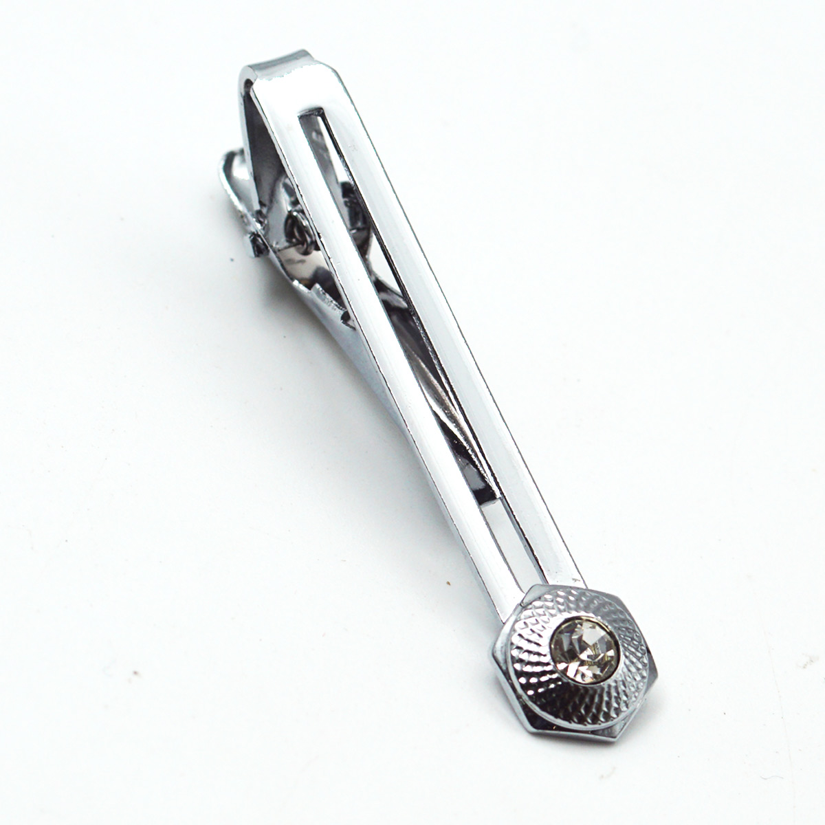 penhouse.in Silver Color With Stone Tie Pin SKU 87309