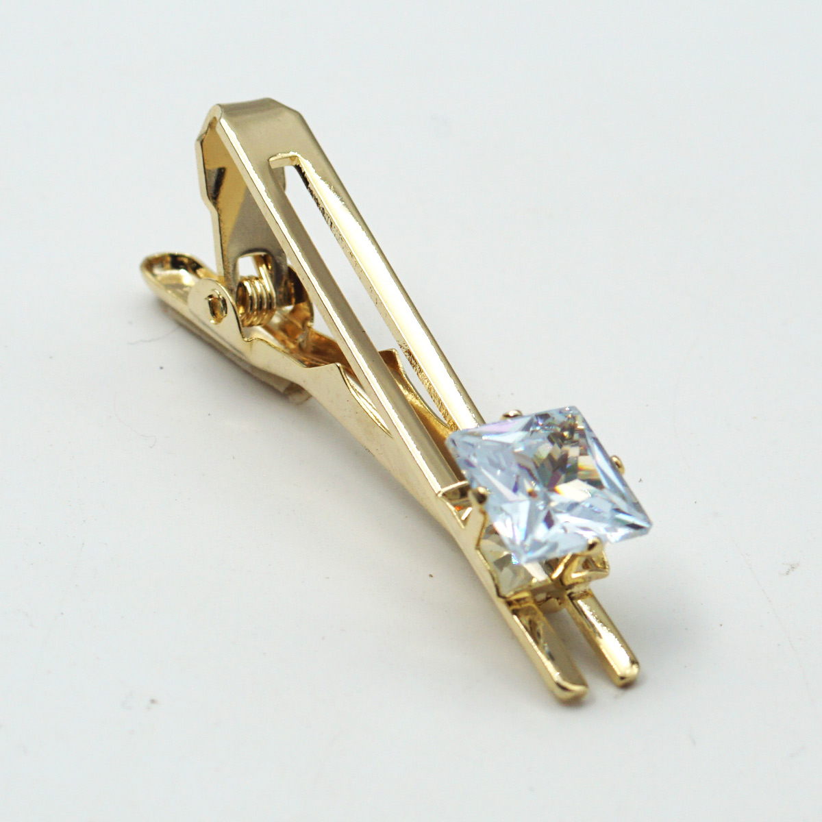 penhouse.in Gold Color With Square Shape Stone Tie Pin SKU 87312