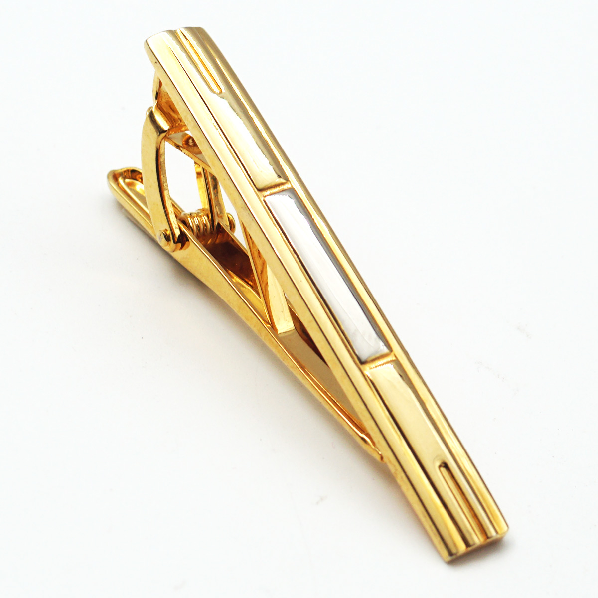 penhouse.in Gold With Silver Color Metal Tie Pin SKU 87319