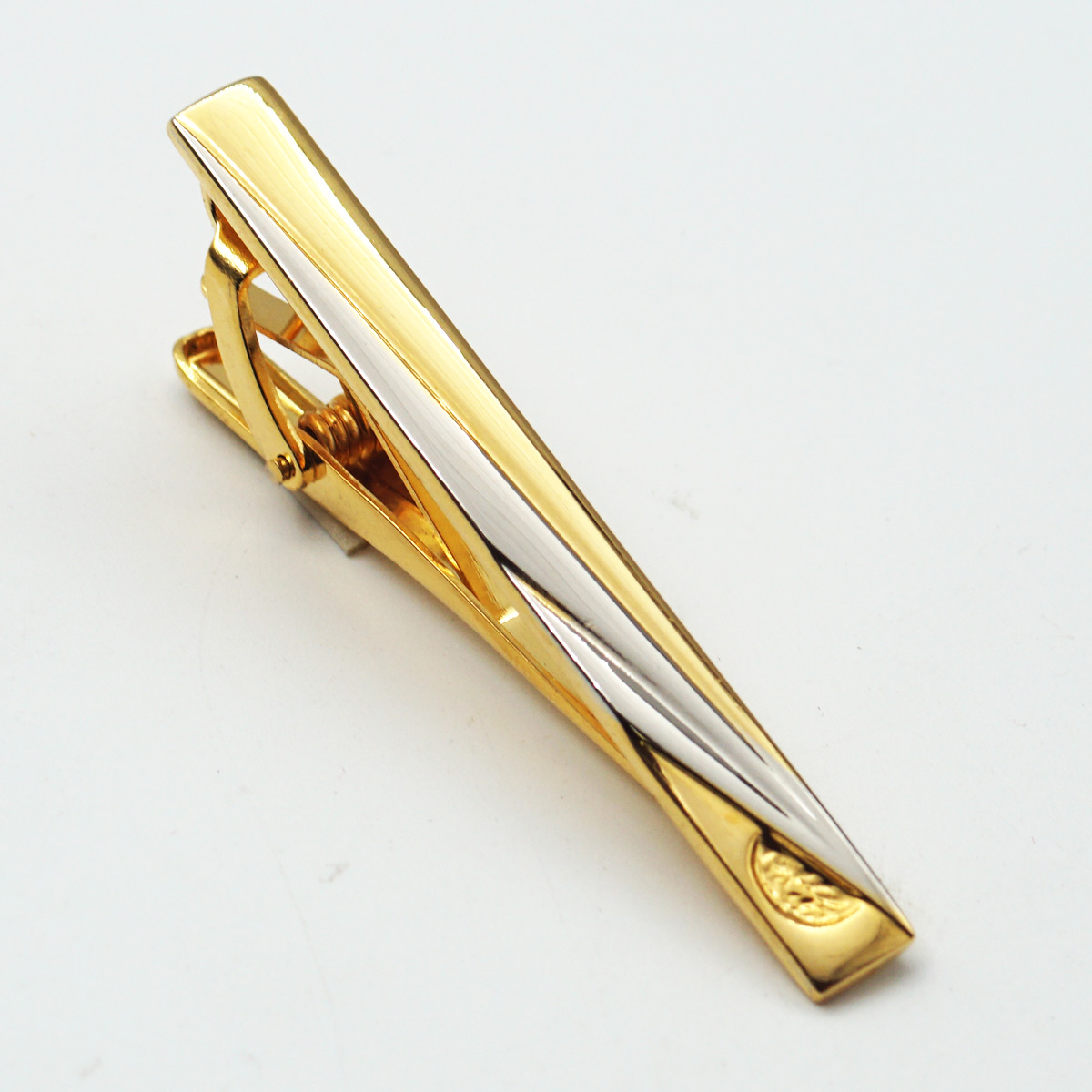 penhouse.in Gold With Silver Color Metal Tie Pin SKU 87322