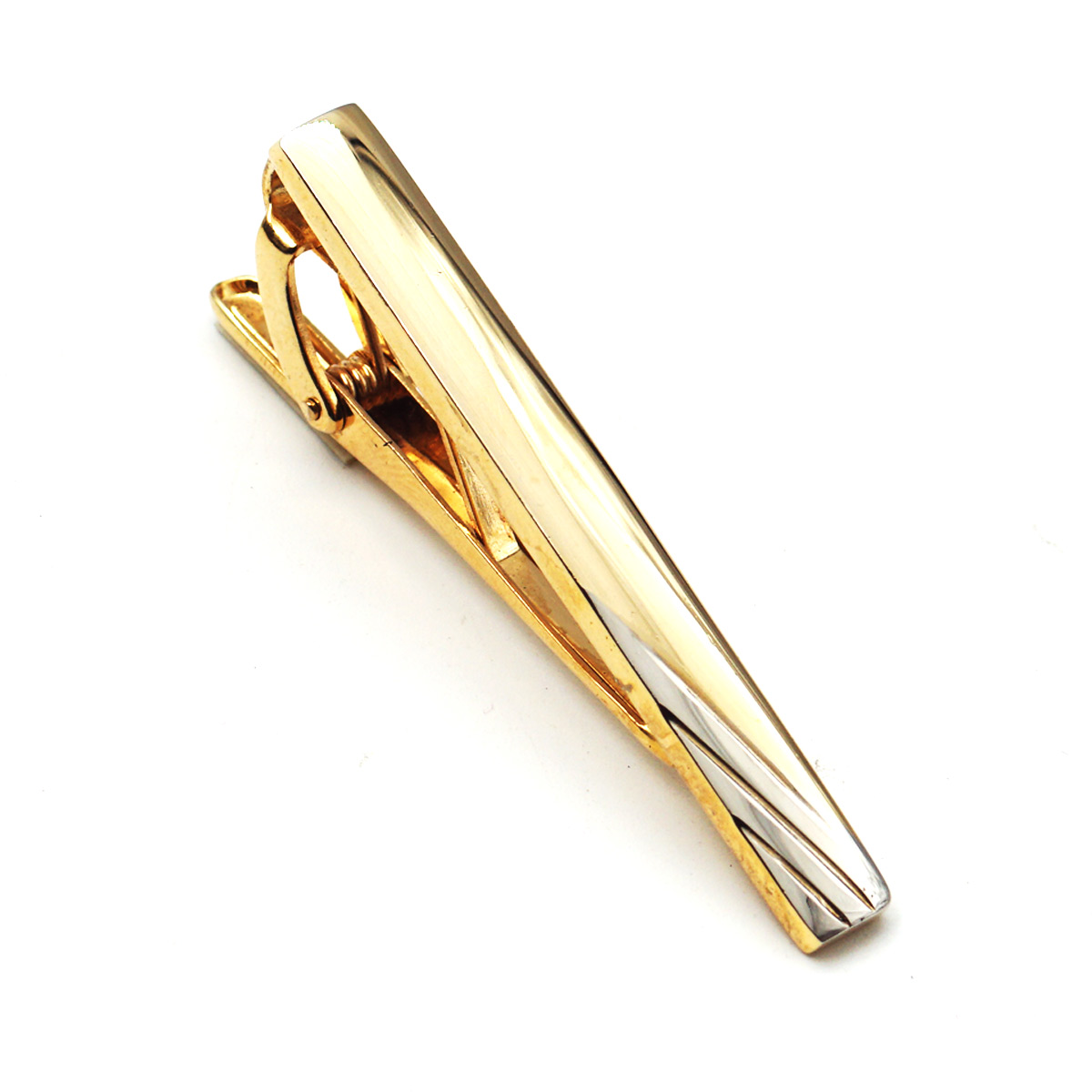 penhouse.in Gold With Silver Color Metal Tie Pin SKU 87323