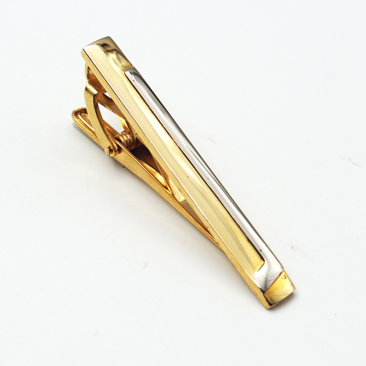 penhouse.in Gold With Silver Color Metal Tie Pin SKU 87324