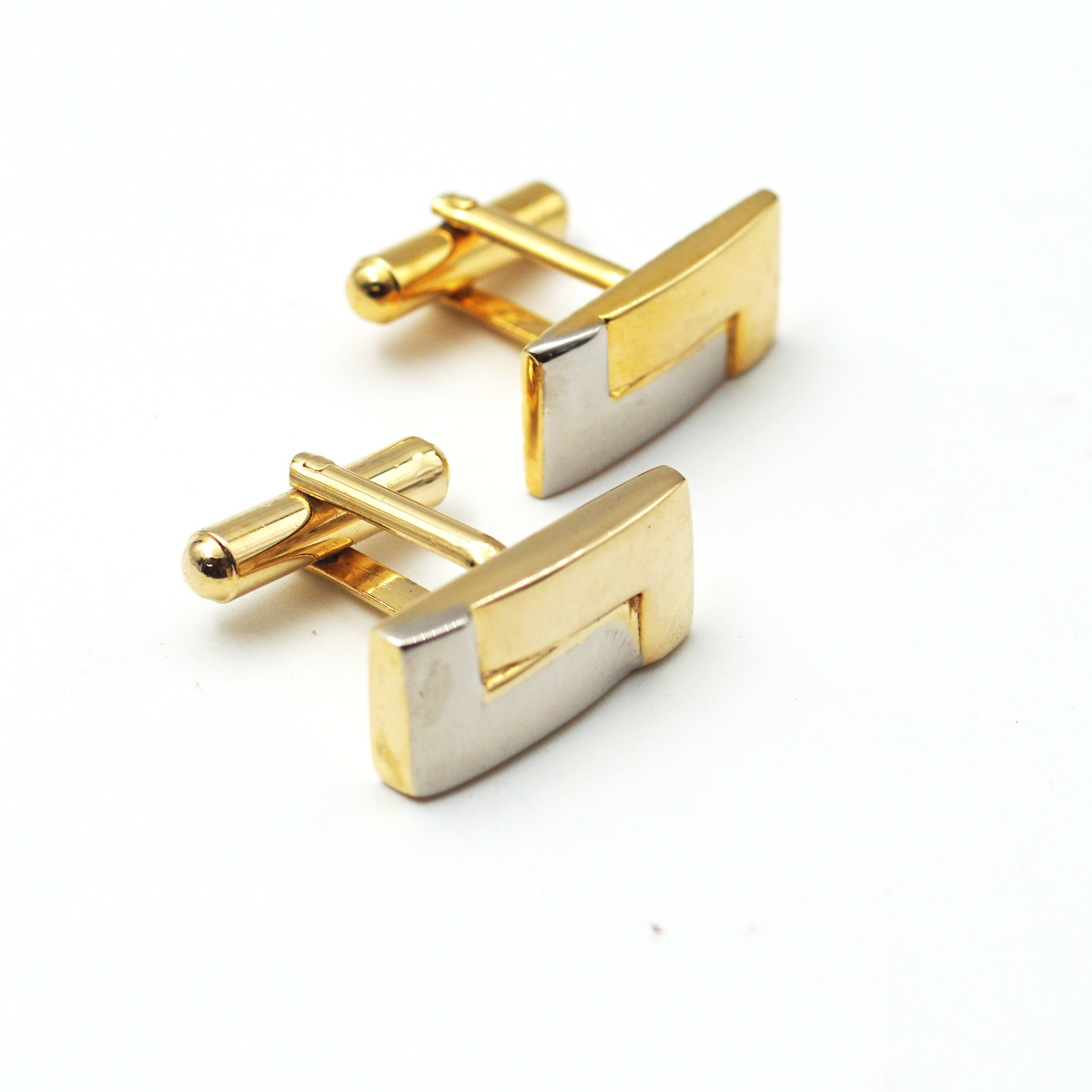 penhose.in Gold Color With Silver Cufflinks For Men SKU 87388