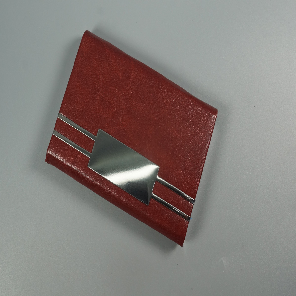 penhouse.in Brown Color with Silver Card Holder  SKU 87434