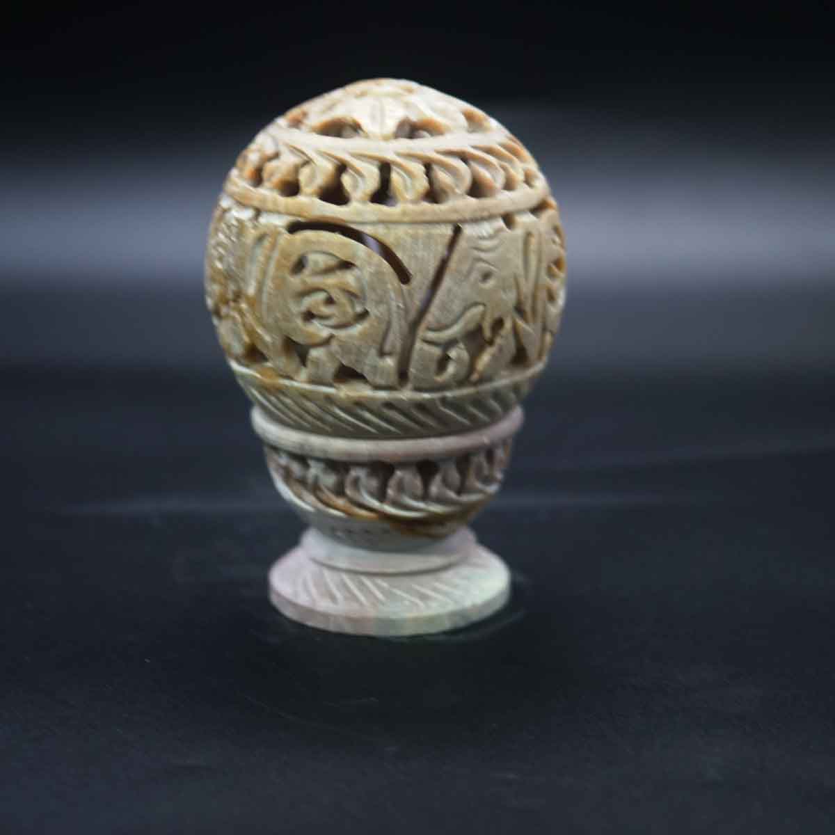 penhouse.in Dhoop Batti Stand Decorative Showpiece Marble White SKU 95038