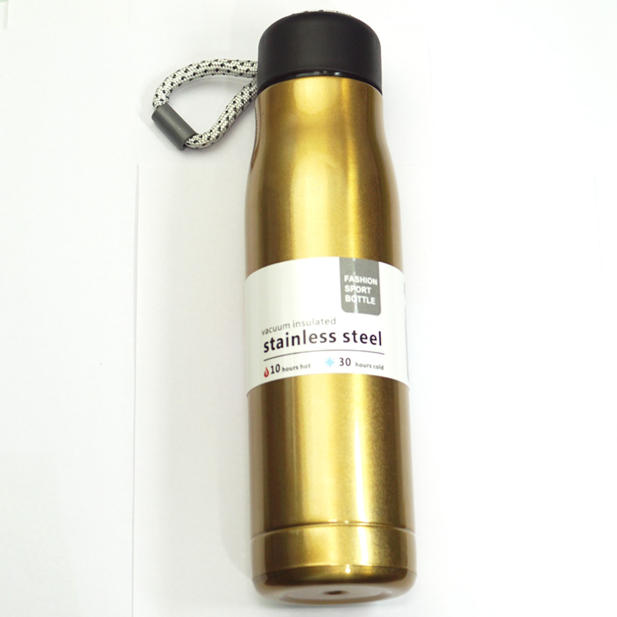 penhouse.in Gold Color Hot And Cool In Big Size Sports Stainless Steel Vacuum Flask 550ml SKU 96535