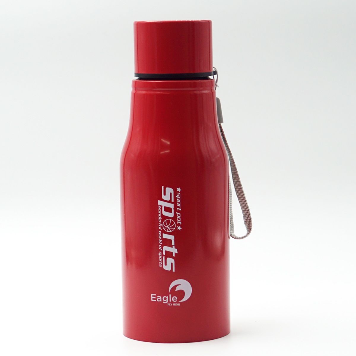 Eagle Stainless Steel Red Color 500ml Sport Water Bottle SKU 96575