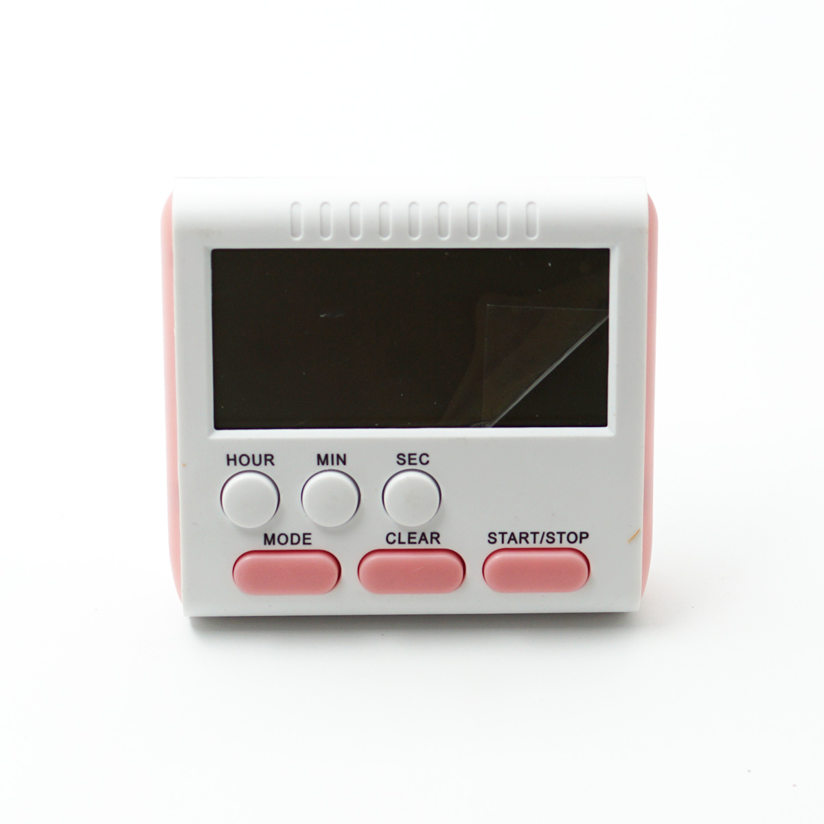 penhouse.in JS-183 White With Pink Color Kitchen Timer Electronic Calculator SKU 96617