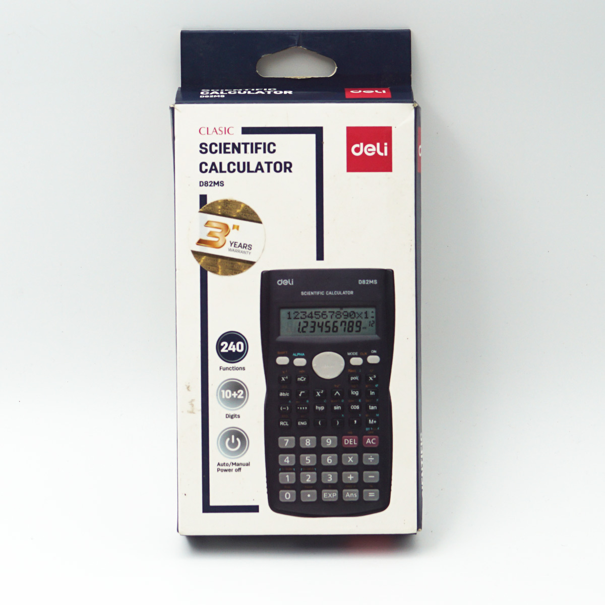 Deli Clasic D82MS Scientific Calculator  SKU 96673