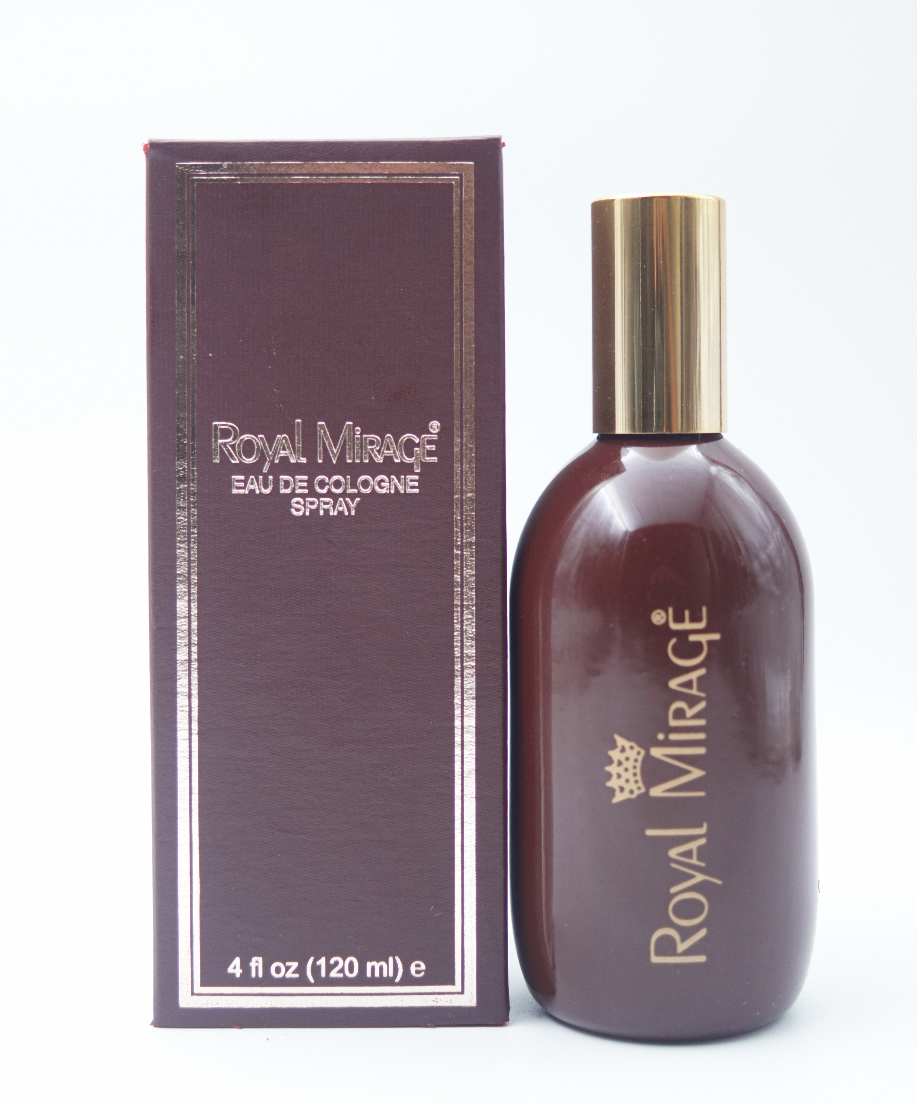 Royal Mirage Brown 120 ml Eau De Cologne Spray Perfume For Men SKU 96809