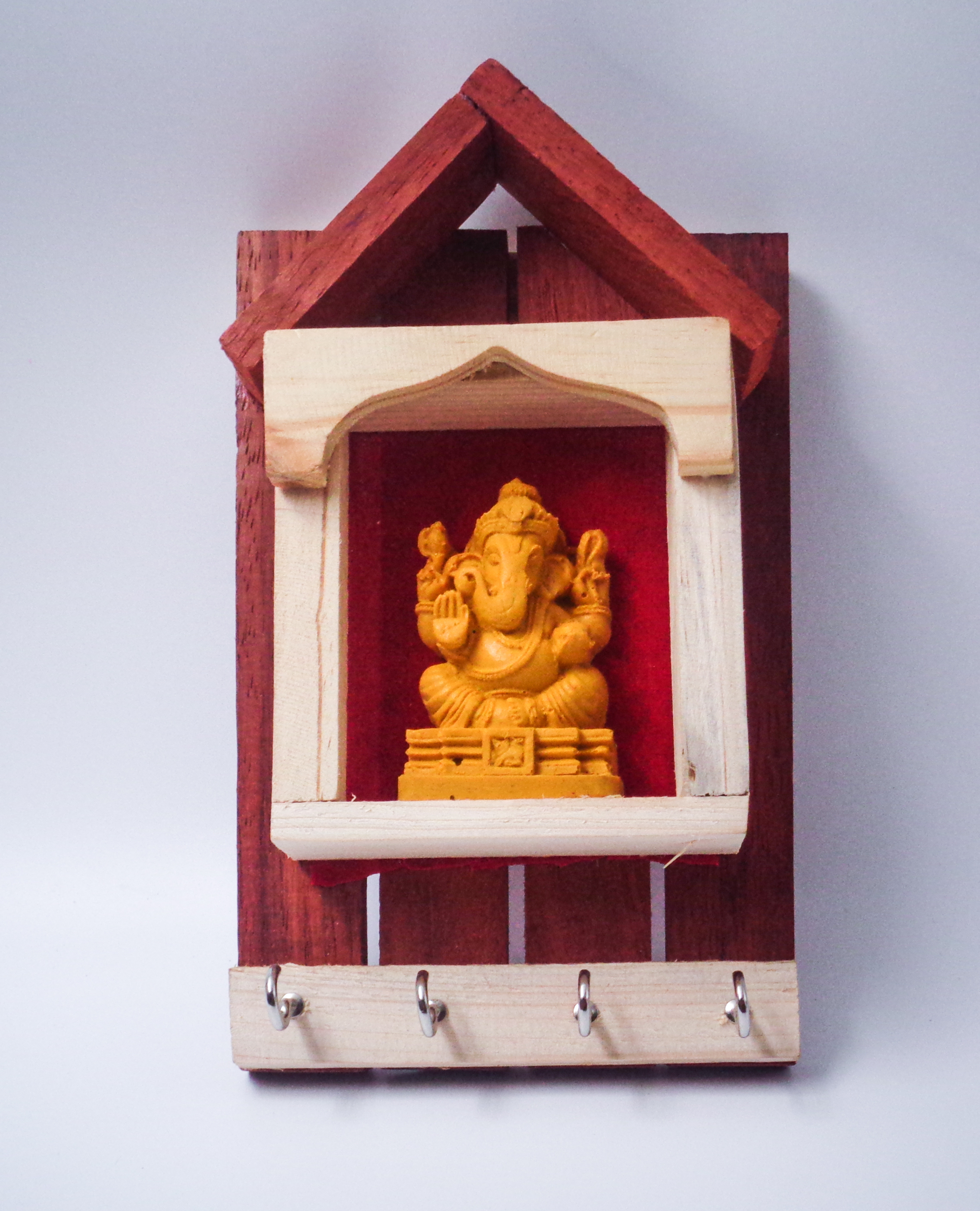 House Design  Customized Vinayagar Statue Key Holder  SKU 96859