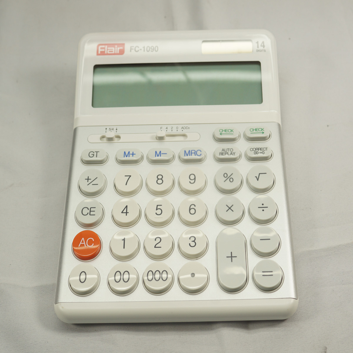 Flair FcC-1090 Desktop Electronic Calculators White Color SKU 96868