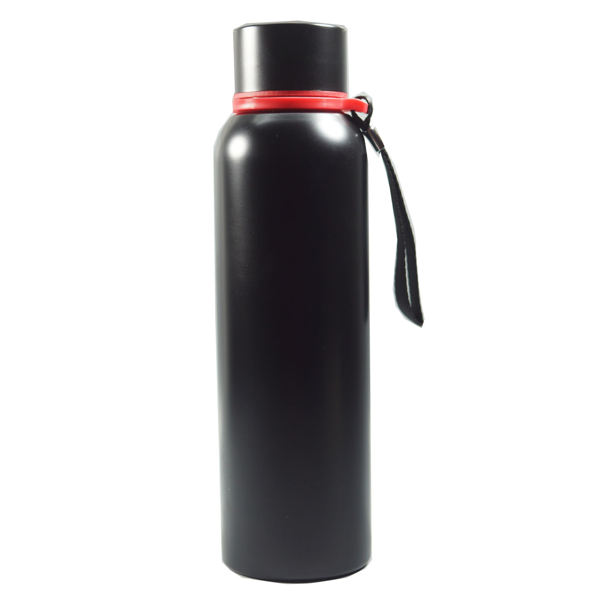 penhouse.in Black Color Body Metal Water Bottle SKU 96871