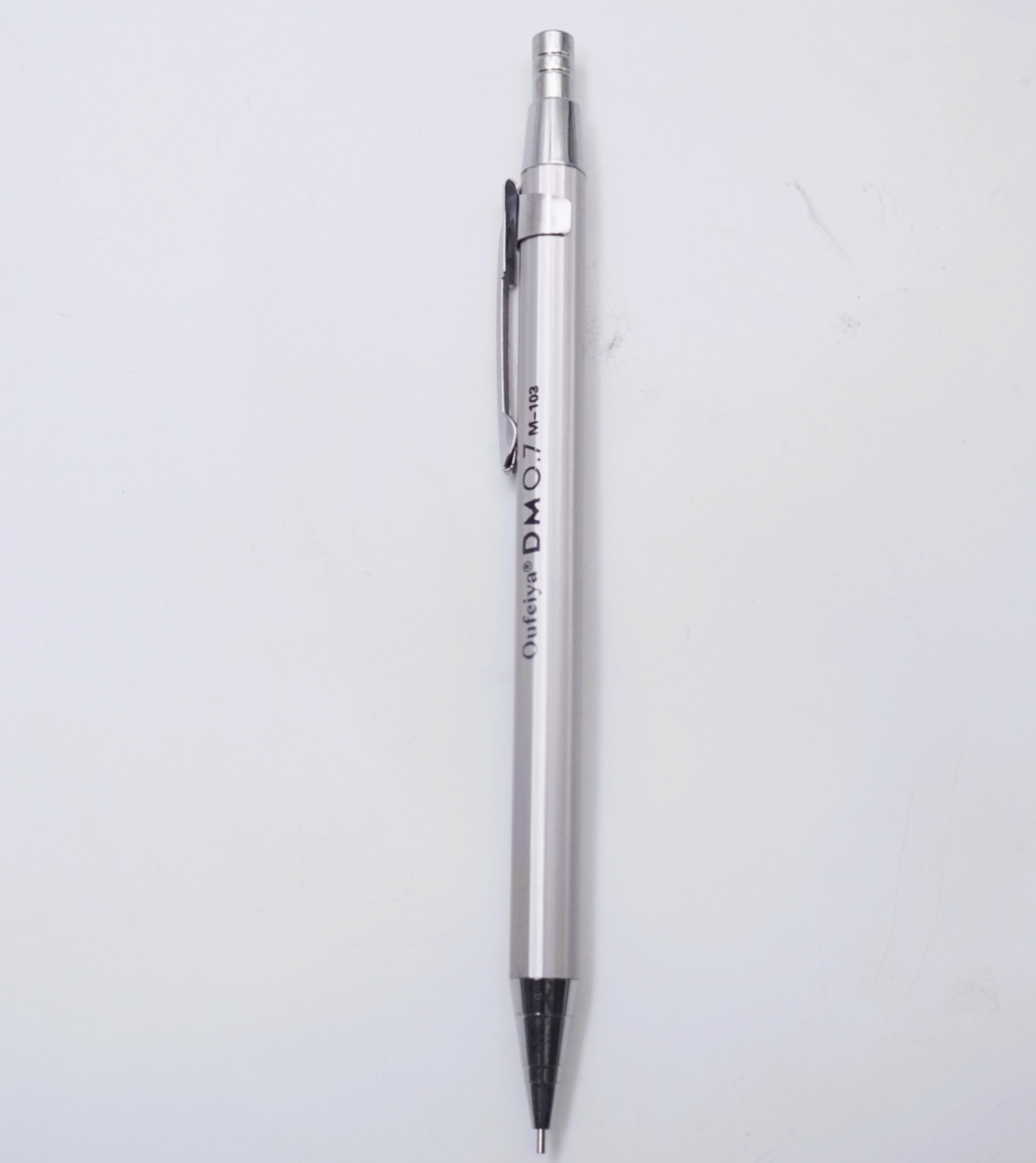 Oufeiya Silver Color Body With silver Trim 0.7mm Led Pencil SKU 21511
