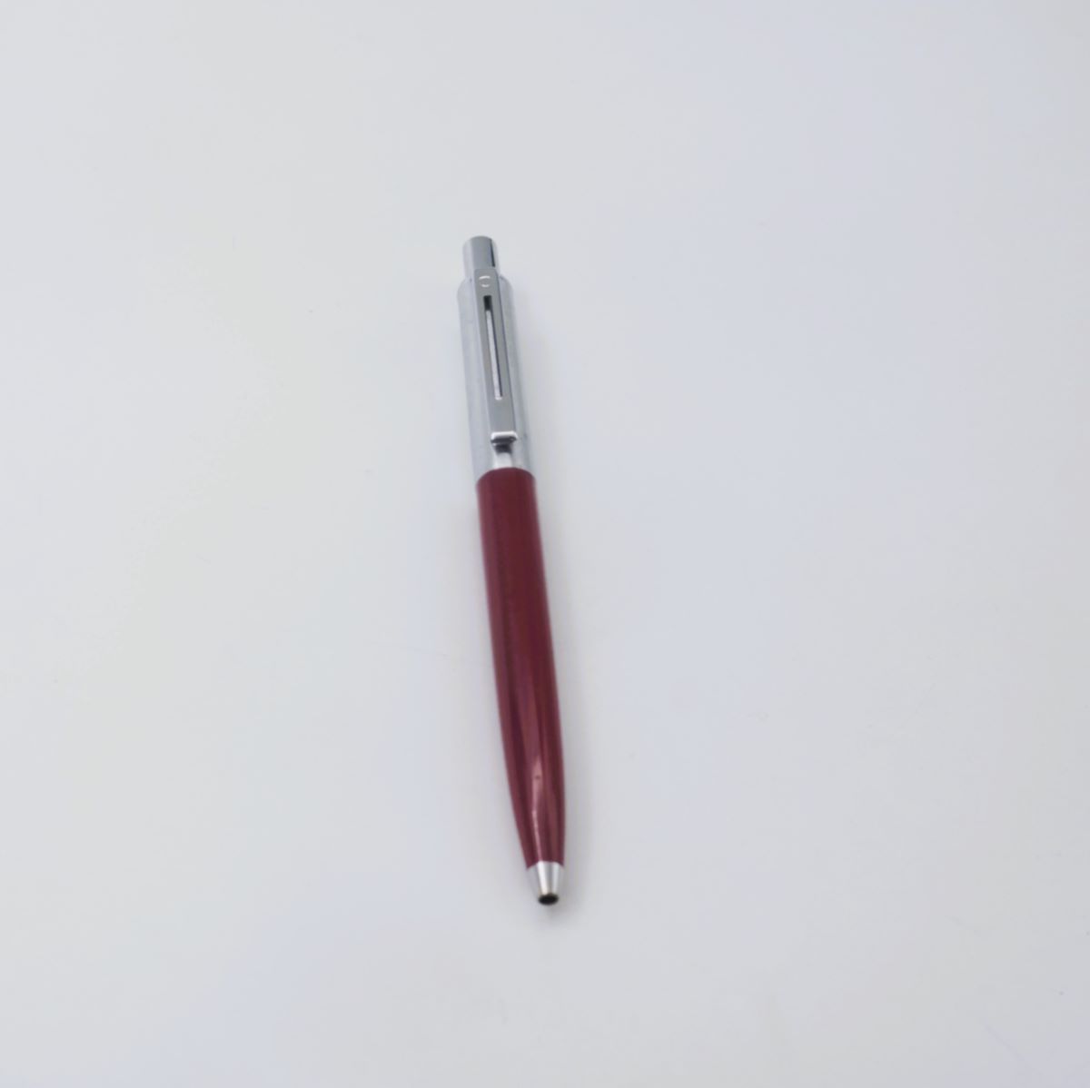 penhouse.in Red Color Body With Silver Clip Retractable Ball Pen SKU 26963