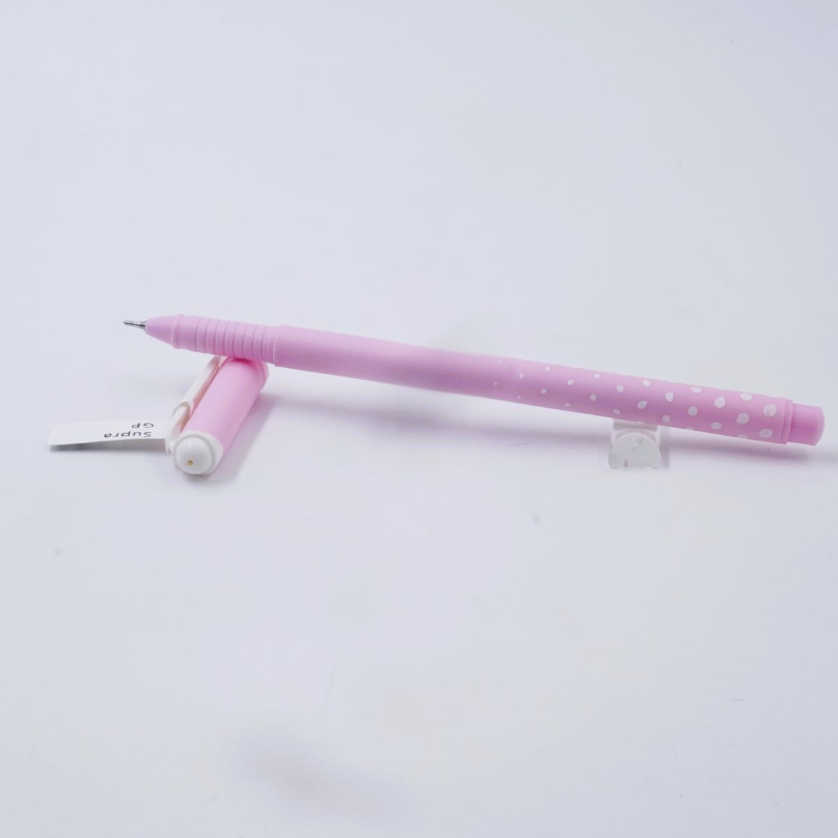 Supra Macaroons Pink Color Cap Type Gel Pen SKU 27053