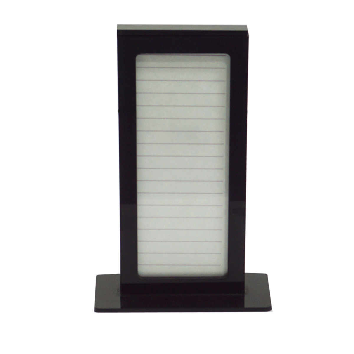 penhouse.in Customizable Acrylic Black Color 160mm X 100mm Display Stand SKU ADS055